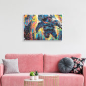 TERUG IN DE STAD-NYC 10 CANVAS AFDRUK (Insitu (Woonkamer))