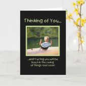 Terug in de Swing - goed Kaart (Gele Bloem)