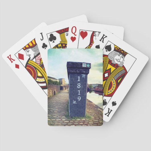 Terug in de tijd pokerkaarten (Achterkant)