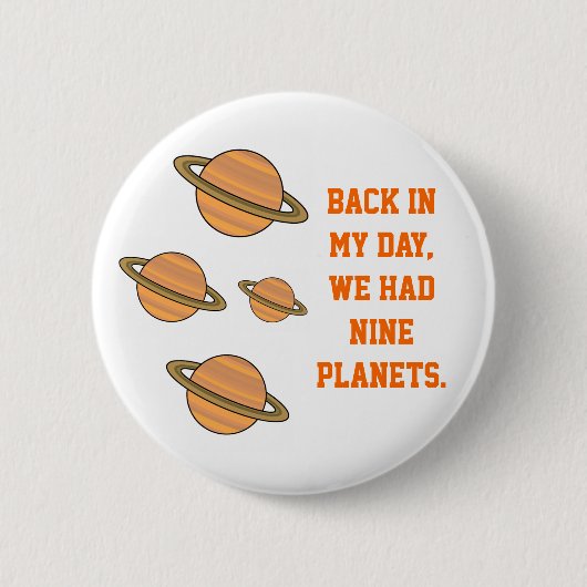 Terug in mijn dag ronde button 5,7 cm (Voorkant)