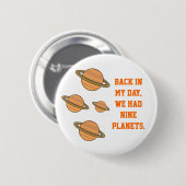 Terug in mijn dag ronde button 5,7 cm (Voorkant /achterkant)