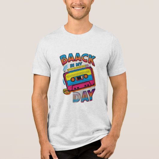 Terug in Mijn Dag Tri-Blend Shirt (Voorkant)