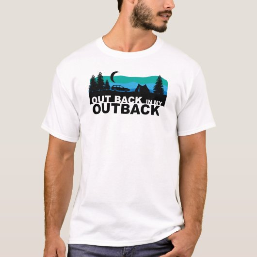 Terug in mijn outback t-shirt (Voorkant)