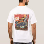 Terug In Mijn Tijd Retro Nostalgie T-Shirt (Achterkant)