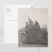 Terug in Texas. Briefkaart (Voorkant / Achterkant)