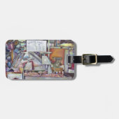 Terug in Tien minuten, de verjaardag van Forgot Wi Bagagelabel (Voorkant horizontaal)