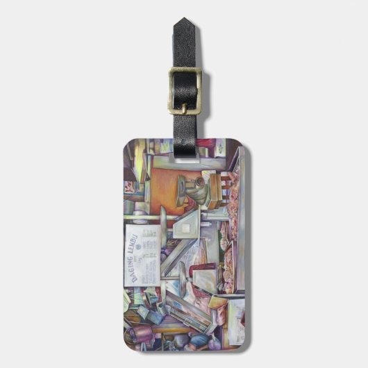 Terug in Tien minuten, de verjaardag van Forgot Wi Bagagelabel (Voorkant verticaal)