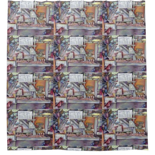 Terug in Tien minuten, vergeten de verjaardag van Douchegordijn (Voorkant)