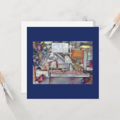 Terug in Tien minuten, vergeten de verjaardag van  Kaart (Voorkant / Achterkant in situ)