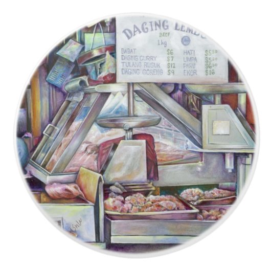 Terug in Tien minuten, vergeten de verjaardag van  Keramische Knop (Voorkant)