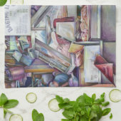 Terug in Tien minuten, vergeten de verjaardag van  Theedoek (Gevouwen)