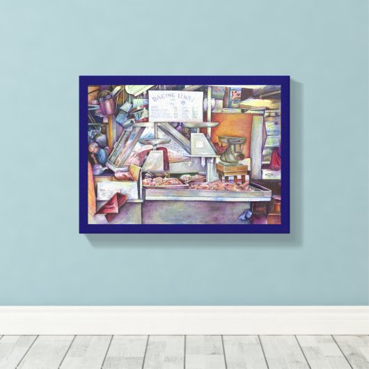 Terug in Tien Minuten Vergeten Vrouw Verjaardag Ca Canvas Afdruk (Insitu (Houten vloer))