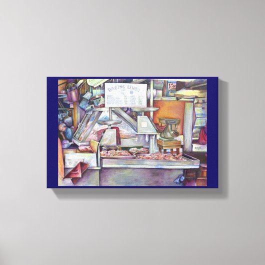 Terug in tien minuten vergeten vrouw verjaardag canvas afdruk (Voorkant)