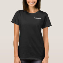 Terug in zwart logo t-shirt