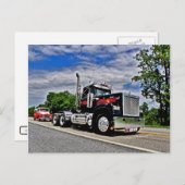 Terug in zwarte superliner Briefkaart (Voorkant / Achterkant)