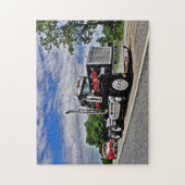 Terug in zwarte superliner Puzzle Legpuzzel (Verticaal)