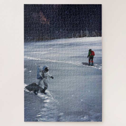 Terug Land Ski Puzzel (Verticaal)