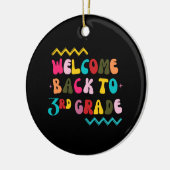 Terug naar 3e klas voor derdeklassers keramisch ornament (Links)