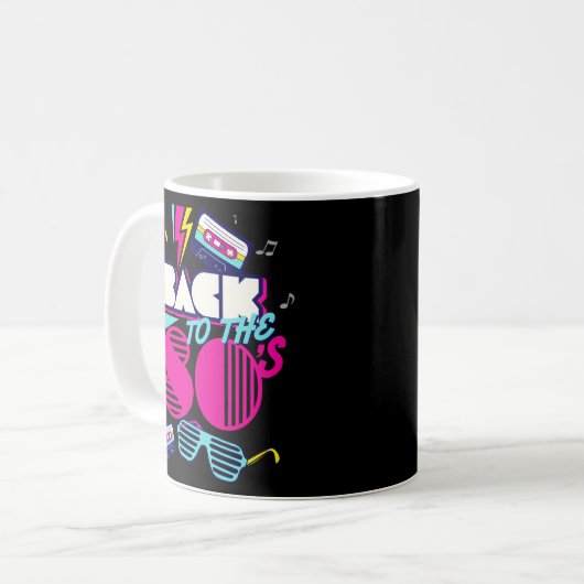 Terug naar 80's Ik hou van 80's Koffiemok (Voorkant links)