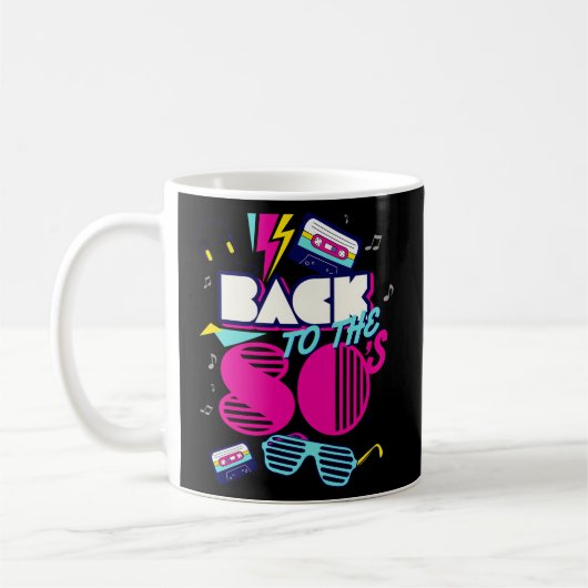 Terug naar 80's Ik hou van 80's Koffiemok (Links)