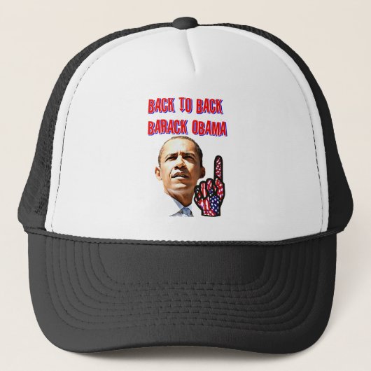 Terug naar achteren, President Barack Obama_ Trucker Pet (Voorkant)