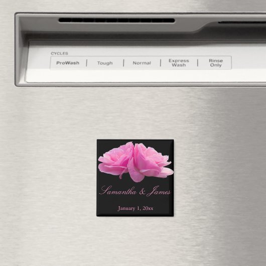 Terug naar Achterroze rozen Persoonlijk huwelijk Magneet (Insitu (Vaatwasser))