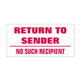 "TERUG NAAR AFZENDER" + "GEEN DERGELIJKE ONTVANGER ZELFINKTENDE STEMPEL