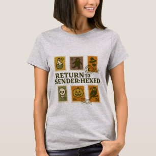 Terug naar Afzender: Hexed Halloween Stamp T-Shirt