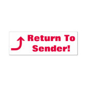 "Terug naar afzender!" Stempel (Design)