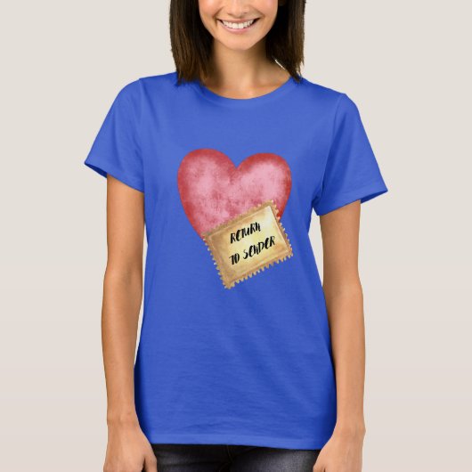 Terug naar afzender T-Shirt (Voorkant)