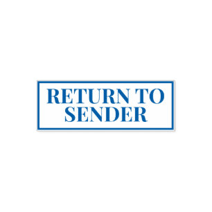 Terug naar Afzender Zelfinktende Stempel