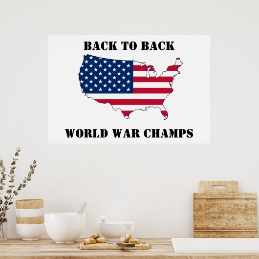 Terug naar Back Champs Poster (Keuken)