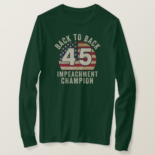Terug naar Back Impeachment Champ American Flag Vi T-shirt (Design voorkant)