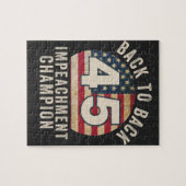 Terug naar Back Impeachment Champ American Vinta Legpuzzel (Horizontaal)