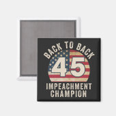 Terug naar Back Impeachment Champ American Vinta Magneet (Voorkant / Achterkant)