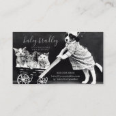  Terug naar Back Pet Dog Cat Sitting Visitekaartje (Achterkant)