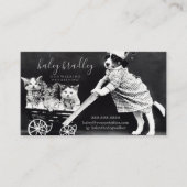  Terug naar Back Pet Dog Cat Sitting Visitekaartje (Voorkant)