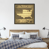 Terug naar Back World War Champs Canvas Afdruk (Insitu (Slaapkamer))