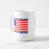 Terug naar Back World War Champs Koffiemok (Voorkant links)