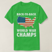 Terug naar Back WorldChamps Nederland T-shirt (Design voorkant)