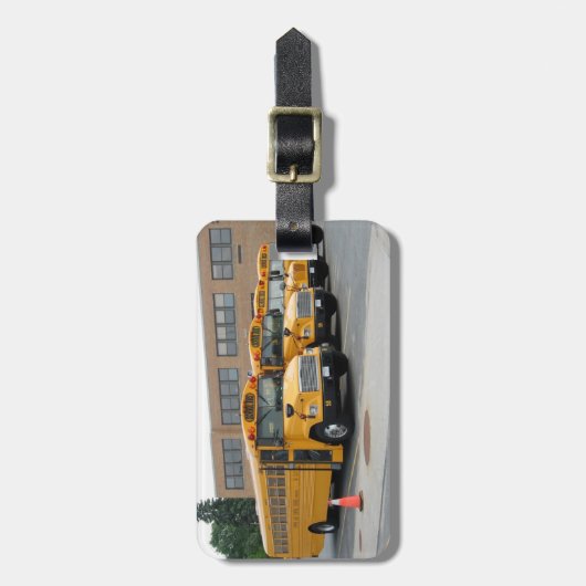 Terug naar bagagelabel op school (Voorkant verticaal)