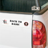 Terug naar Basic voor de Ft Sill Runion van 2012 Bumpersticker (Op Truck)