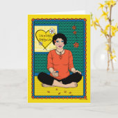 Terug naar Basics_B_Greeting Kaart (Gele Bloem)