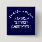 Terug naar Basics-Buttonnen Vierkante Button 5,1 Cm (Voorkant)