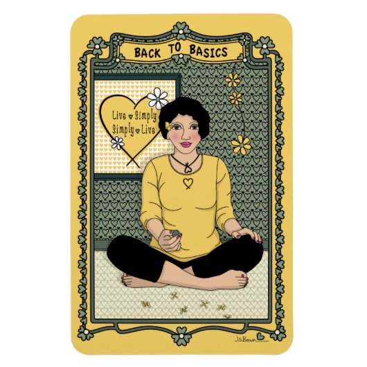 Terug naar Basics_C_4x6 koelkast Magnet Magneet (Verticaal)