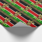 Terug naar Basics: Kenia Vlag Thema Weven Cultuur Cadeaupapier (Hoek)