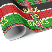 Terug naar Basics: Kenia Vlag Thema Weven Cultuur Cadeaupapier (Rol Hoek)