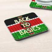 Terug naar Basics: Kenia Vlag Thema Weven Cultuur Drankjes Onderzetter (Linkerzijde)