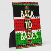 Terug naar Basics: Kenia Vlag Thema Weven Cultuur Fotoplaat (Zijkant)