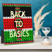 Terug naar Basics: Kenia Vlag Thema Weven Cultuur Fotoplaat (Zijkant)